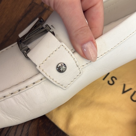 Louis Vuitton Monte Carlo moccasin shoes white - Picture 4 of 9